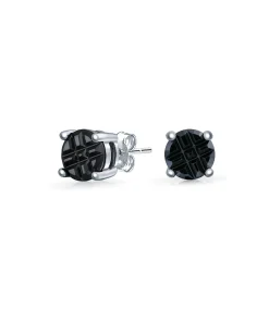 Black Invisible Studs